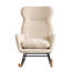Chaise berçante moderne avec dossier haut