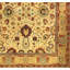 Agra Wool Oriental Area Rug in Beige