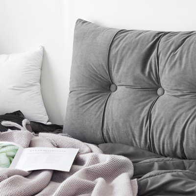 Rainha - Plush Tufted College Backrest Pillow