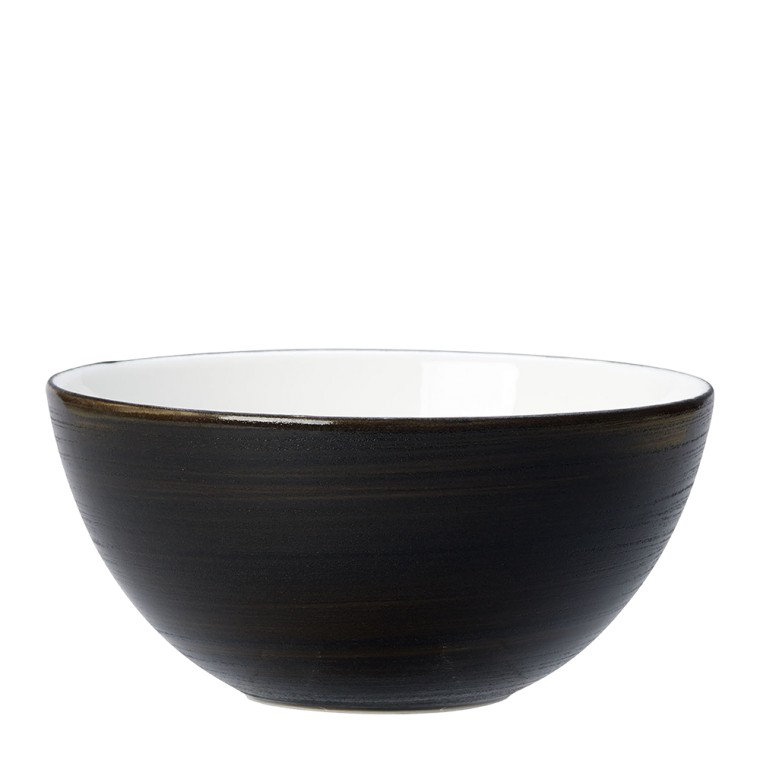 Studio Glaze Bone China Cereal Bowl, Almost Midnight