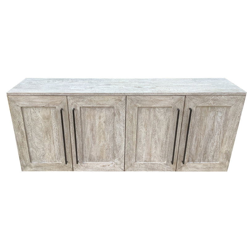 Rubik 78'' Solid Wood Sideboard