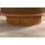 Table basse ronde de 31,5 po avec couvercle rabattable - corde de chanvre et rotin, de style naturel rétro, pour la salle à manger, la cuisine et le salon