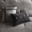 Édredon très doux gris doux avec faux suède et coussins décoratifs lavables 7 pièces pour lit-124526438-124526436