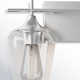 Breena 2 Light Transparent Dimmable Vanity Light