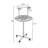 Portable Metal Bird Play Stand For Floor