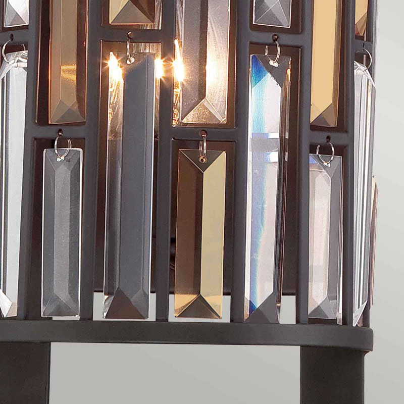 Ernberg Flush Mounted Sconce, Vintage Bronze