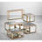 Callum 59'' Glass Top Console Table