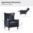 Alexis Transitional Faux Leather Manual Recliner with Wingback Design-1853707005
