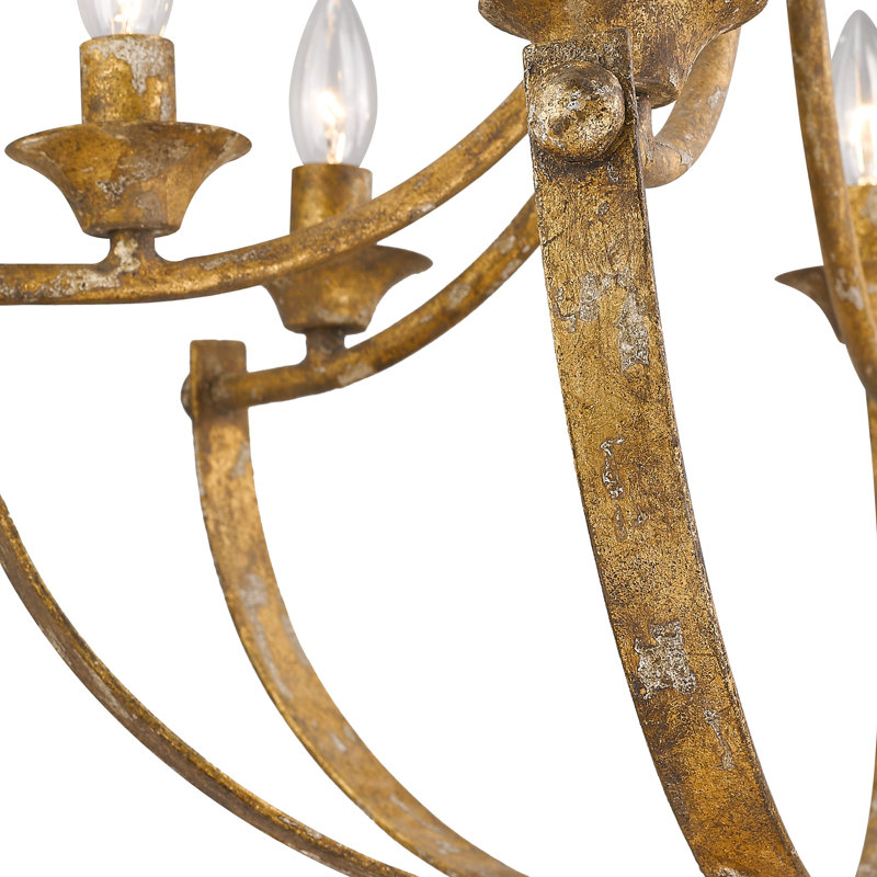 Atonsah 6 - Light Candle Style Empire Chandelier