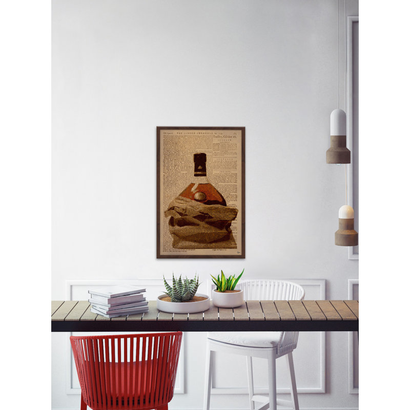 «The Perfect Gift» par Eyre Tarney - Reproduction d'art graphique sur papier encadré, H 36 po x l 24 po x P 1,5 po