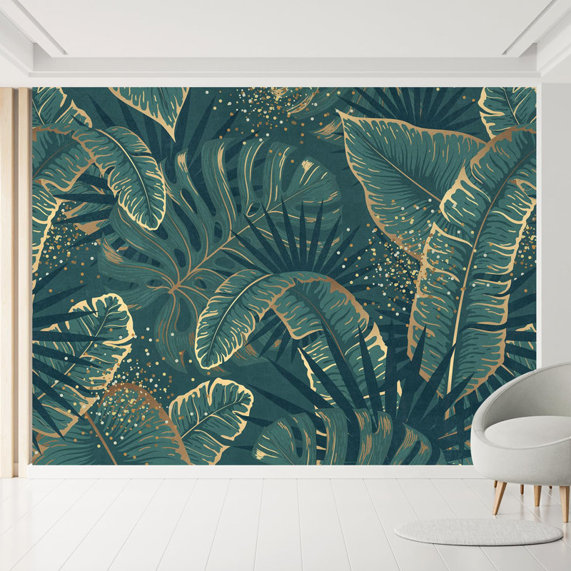 Jungle tropicale luxueuse, L 120 po x l 120 po