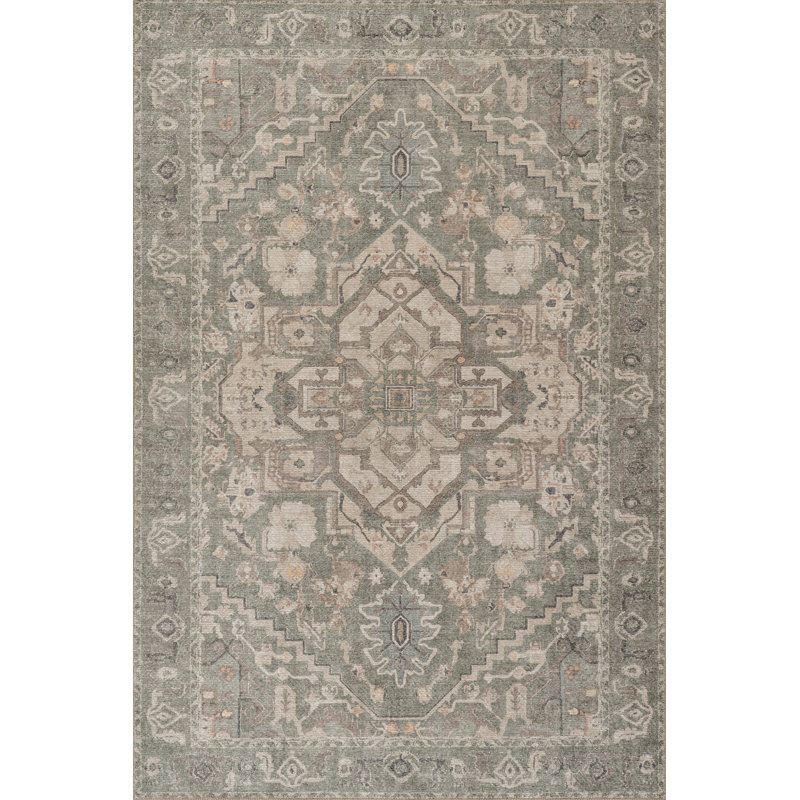 Tapis rétro et délavé Sorinelle, Rectangle 10 pi x 12 pi