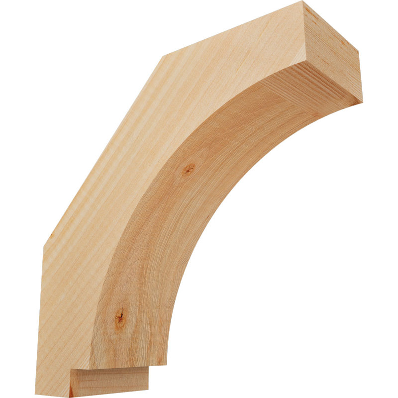 Attelle impériale du genou, Sapin de Douglas, H 10 po x l 3,5 po x P 10 po, Lisse