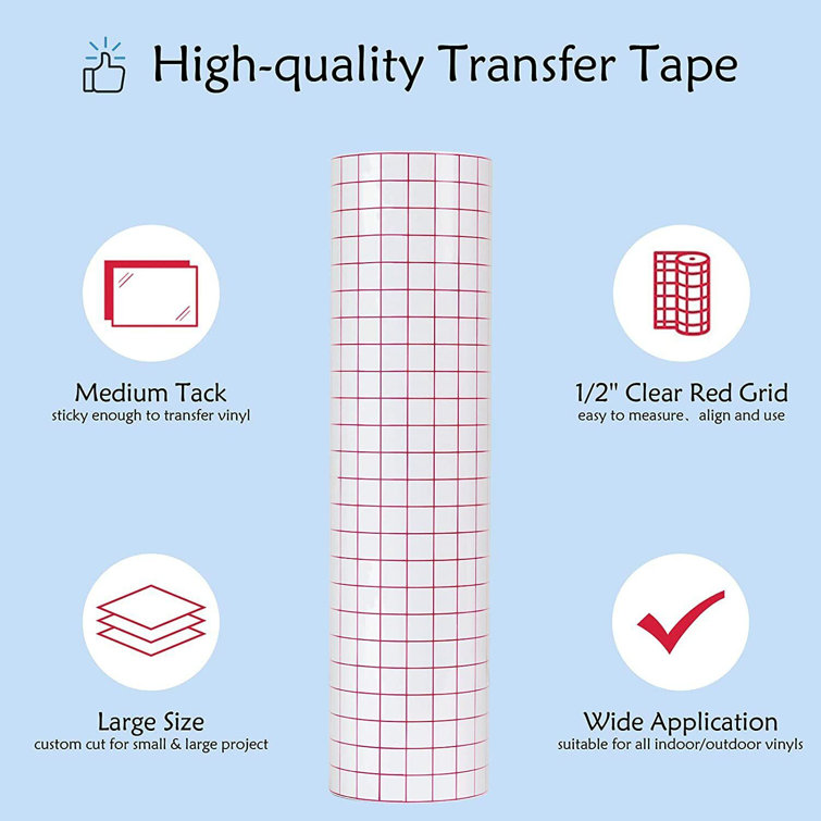 HTVRONT Vinyl Transfer Tape Roll Cutting Accessory