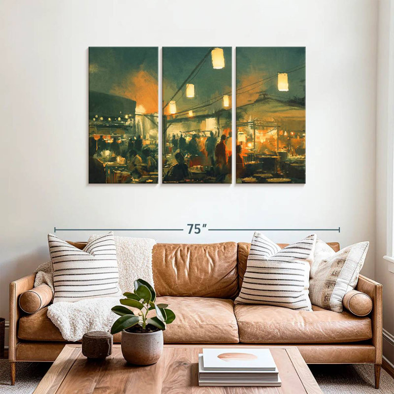 Sebbie Night Market, 36" H x 57" W