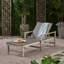 Chaise longue Hampton Wood + Wicker