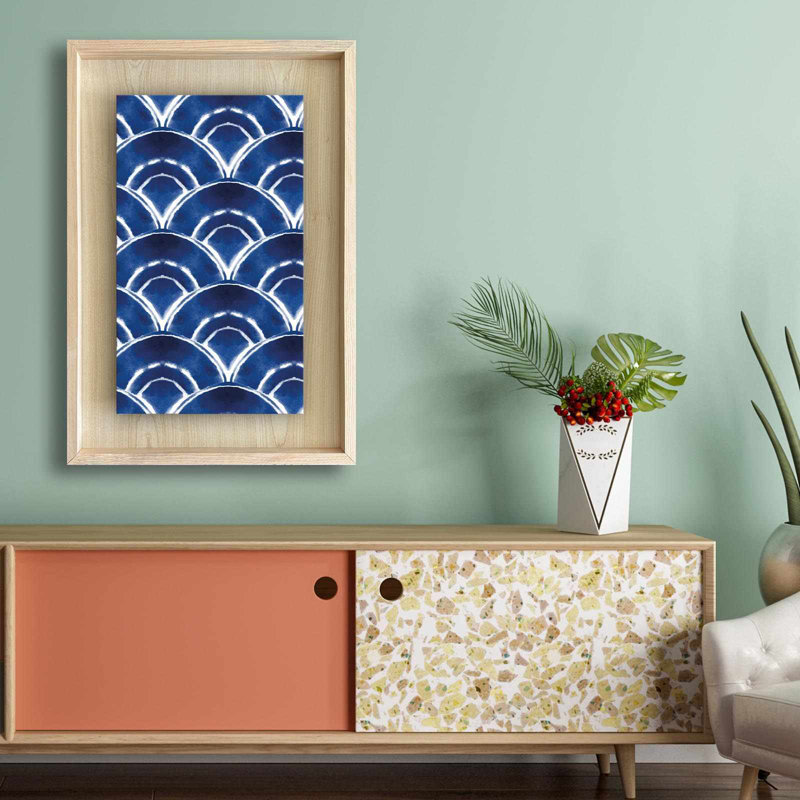 Elegant Framed Decorative Painting, 16.9 x 24.8 inches | 100% Solid Wood Frame (Thickness: 1.2 inches), 100% Maple MDF Background (Thickness: 0.1 inches), UV Printing | Perfect Wall Art for Home & Office Décor
