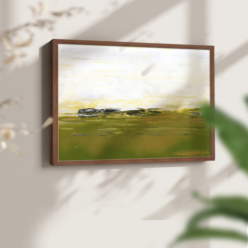 «From the Terrace III», reproduction encadrée, Noyer, H 16 po x l 20 po