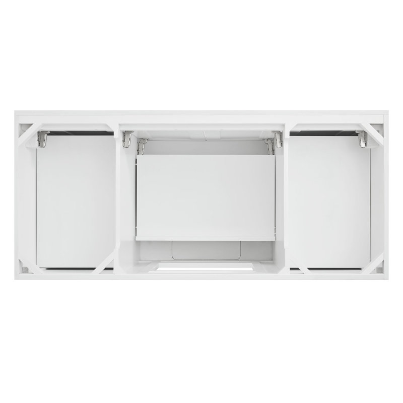 Anahem 48" Single Bathroom Vanity Set, White, 8" Widespread