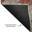 Tapis rouge Prisco lavable à la machine de qualité supérieure-2046609034