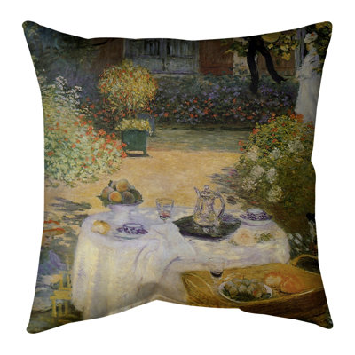 Coussin de sol pour déjeuner Claude Monet-standard
