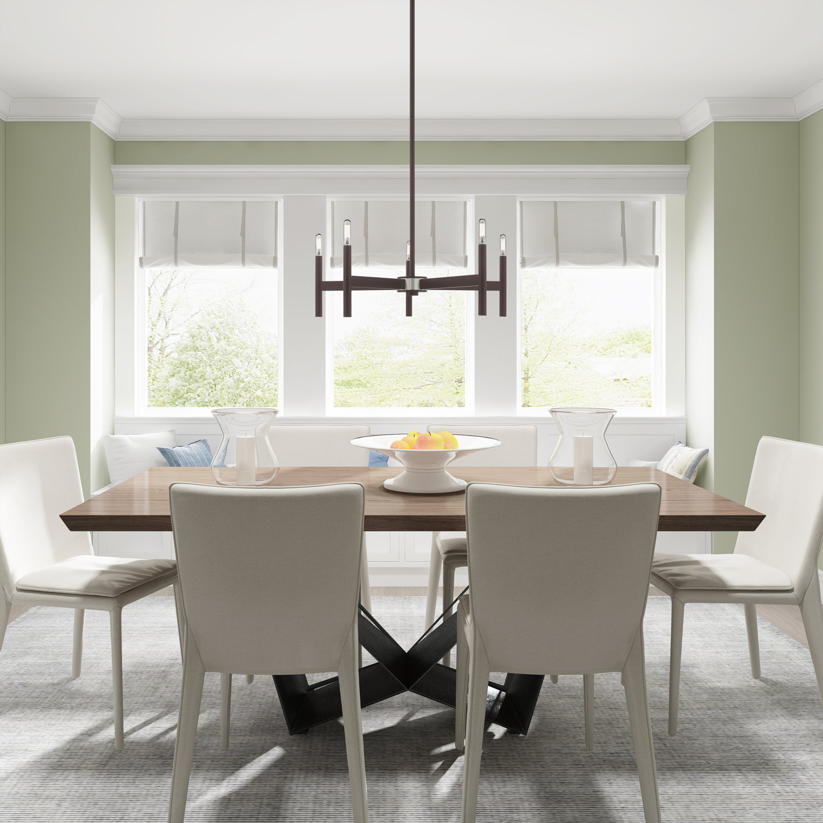 Martella 5-Light Chandelier, Bronze, 5 - Light