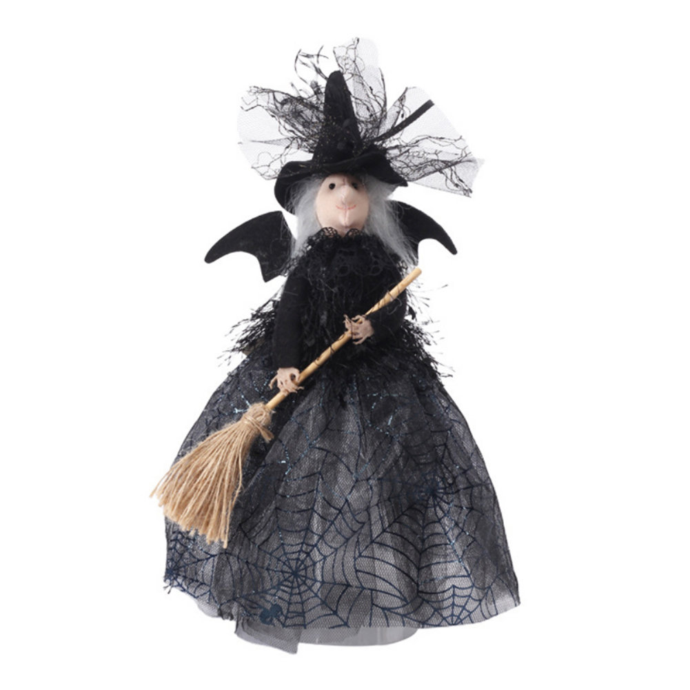 Halloween Decoration Witch Doll Tree Topper Hanging Decorations Halloween Table Centerpieces Party Favors The Holiday Aisle® 