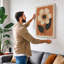Striped Bloom Botanical - Wrapped Canvas-29870417-29870426