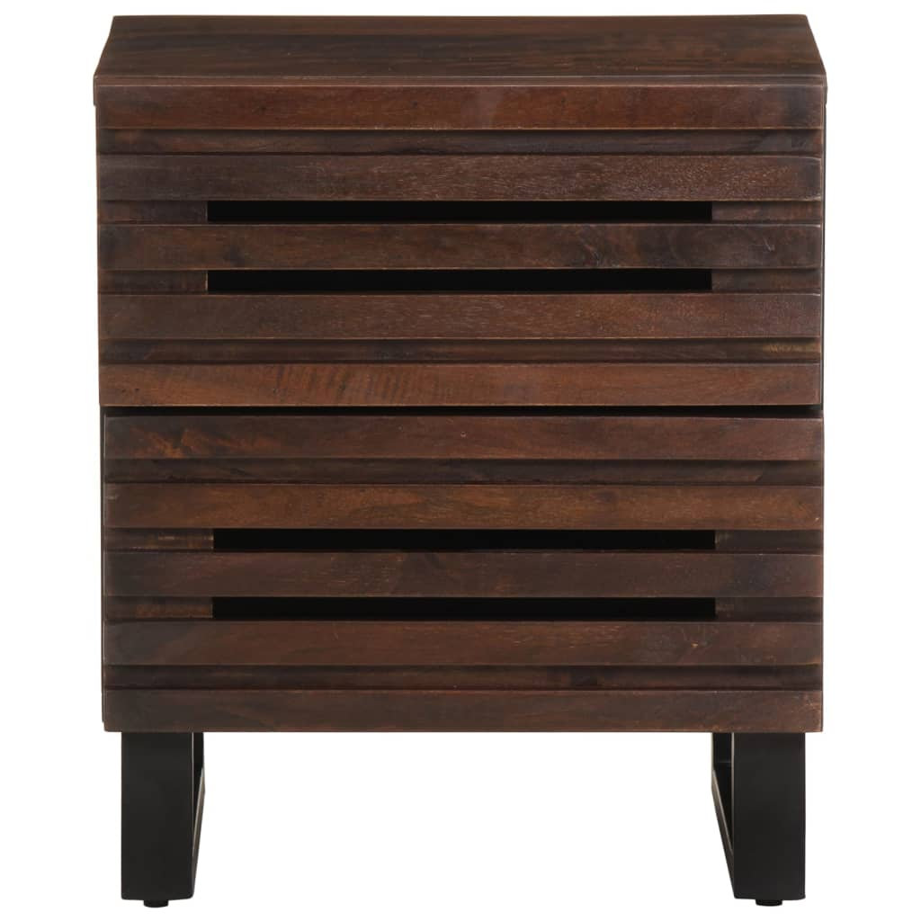 40cm W Steel Bedside Table