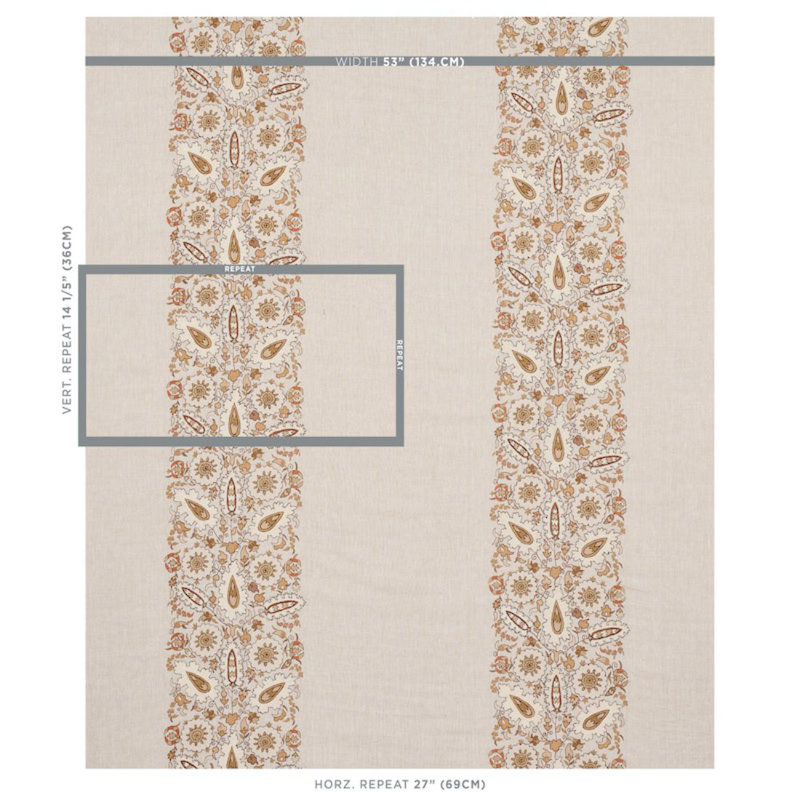 Anatolia Embroidery Fabric, Natural