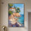 «Seaspray Sanctuary», toile Monet Coastal par Art Remedy