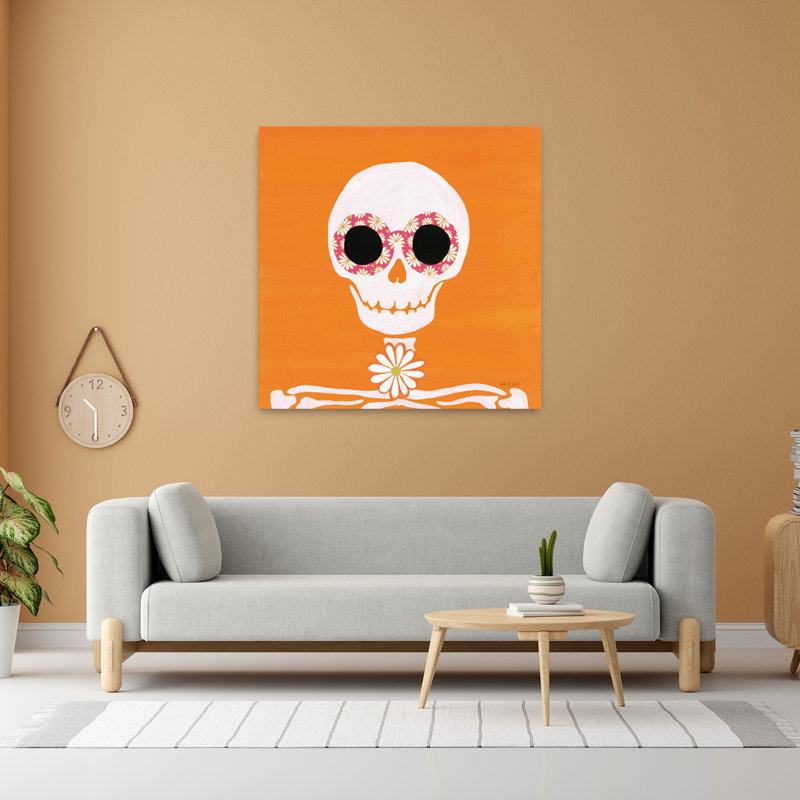 Hallo-Retro Ii, art floral, H 48 po x l 48 po