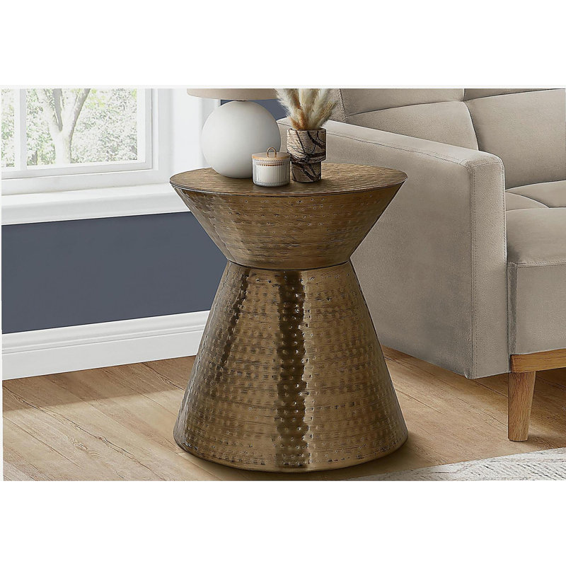 Table décorative, table de tambour, table d'appoint, table de bout, convient aux salons, chambres à coucher, style moderne et moderne