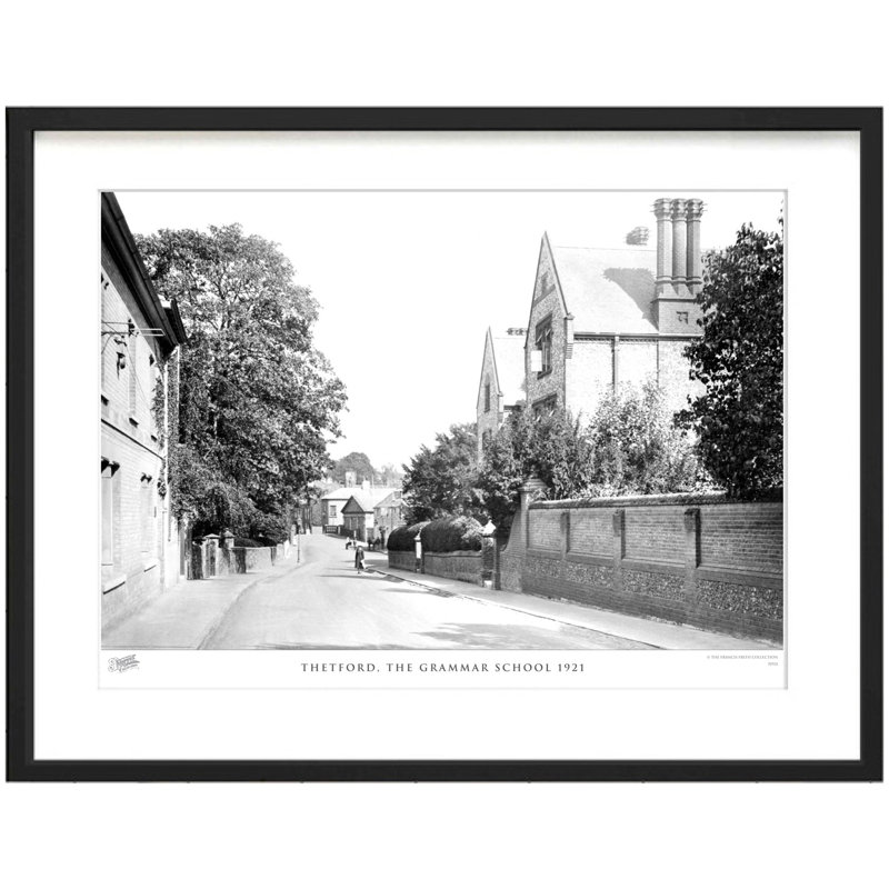 Thetford, The Grammar School 1921 by Francis Frith - Single Picture Frame Print, 28cm H x 36cm W x 2.3cm D
