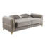 Canapé et causeuse rembourrés Ruby 2pc en Taupe-880279794