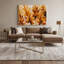 «Botanical Poplar Leaves», art mural sur toile brune-1705842371