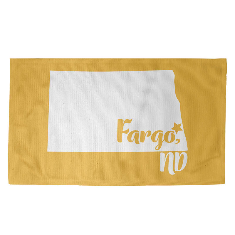 Tapis jaune dakota north Fargo, Rectangle 2 pi x 3 pi