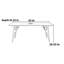 Petite table rectangulaire moderne de style nordique-886905215