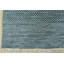 Tapis bleu en laine noué à la main de conception unique 7 pi 10 po x 10 pi 3 po