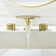 Robinet de meuble-lavabo avec robinet en laiton Waterfall