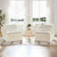 Fauteuil paresseux blanc - idéal pour se détendre dans la chambre à coucher, le salon, le fauteuil à billes moderne de bureau pour une détente-1641963942-1641963943
