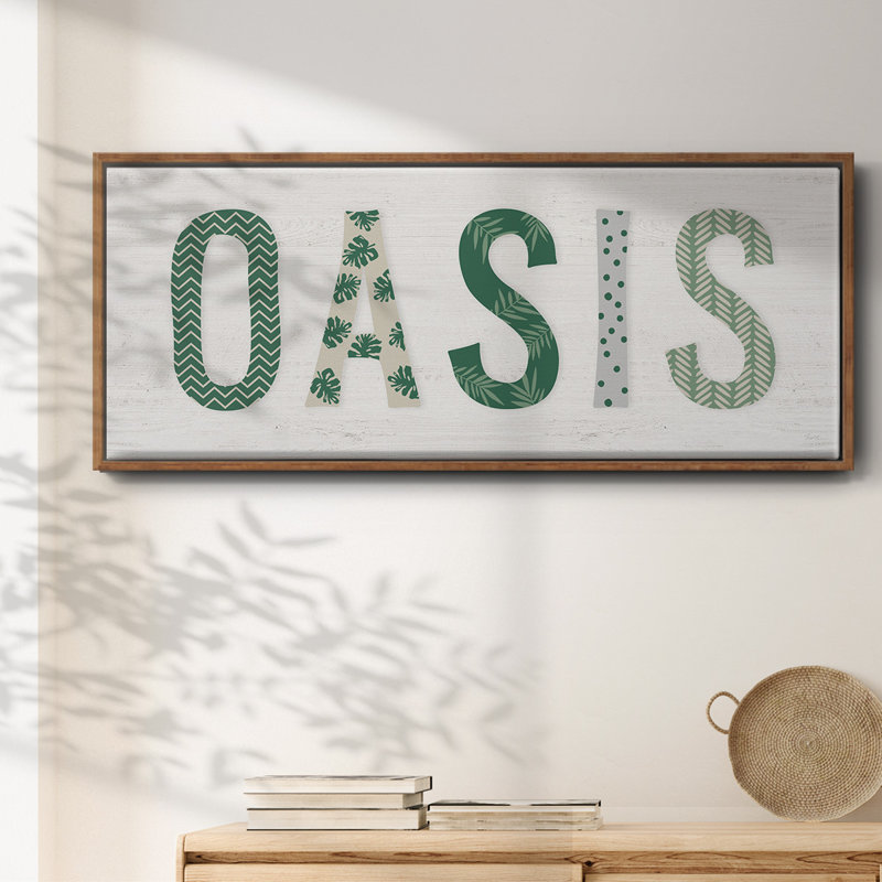 Oasis Cabana- Framed Canvas