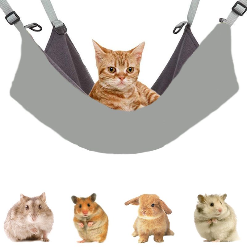 Hamac suspendu pour petit cochon d'Inde petit animal, Gris