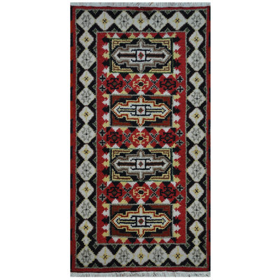 One-of-a-Kind 2' X 4' Wool Area Rug in