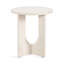 Table d'appoint ovale en bois-1124430815