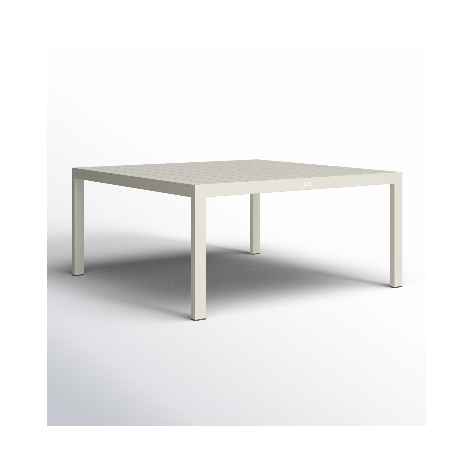 Caya Aluminum Outdoor Dining Table, 29.5" H x 63" L x 63" W