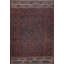 Antique Bold Tribal Geometric Baluch Afghan Rug