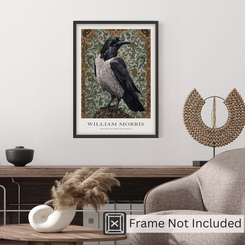 Animaux, animaux, William Morris, 14" H x 11" W