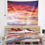 Tapisserie paysage paysage coucher de soleil coloré avec nuages-28509490