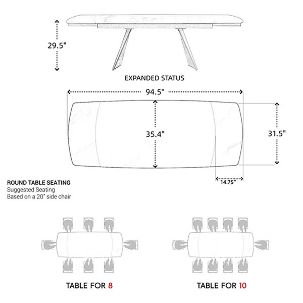 Dimensions du produit
